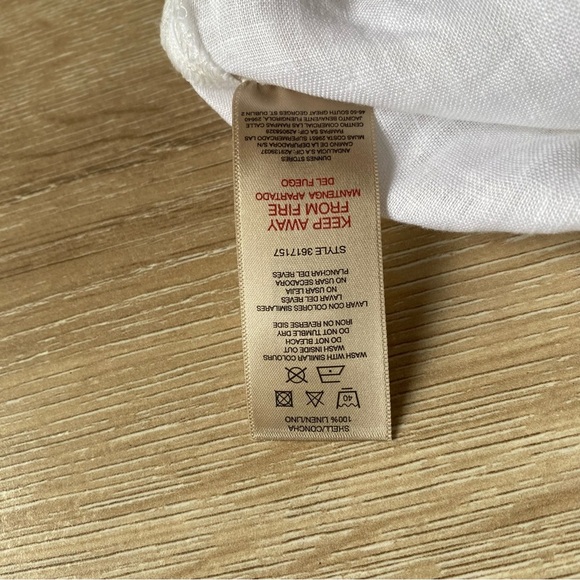 NWT Paul Costelloe linen sleeveless blouse Living Studio  sleeveless tank - Picture 11 of 11